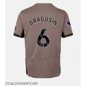 Tottenham Hotspur Radu Dragusin #6 Terza Maglia 2023-24 Manica Corta